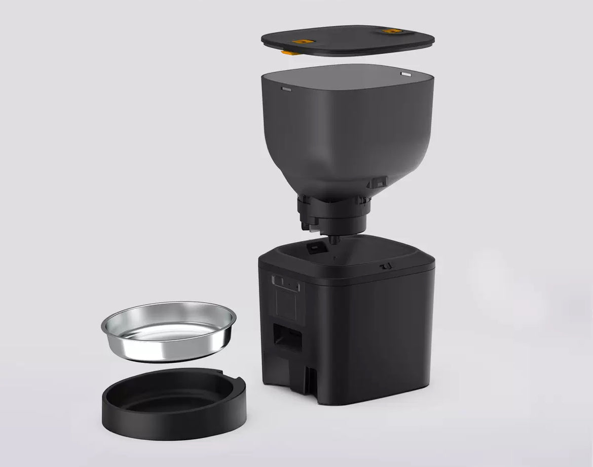 CroqConnect Distributeur pour chats et chiens 4L Caméra HD WiFi 5G