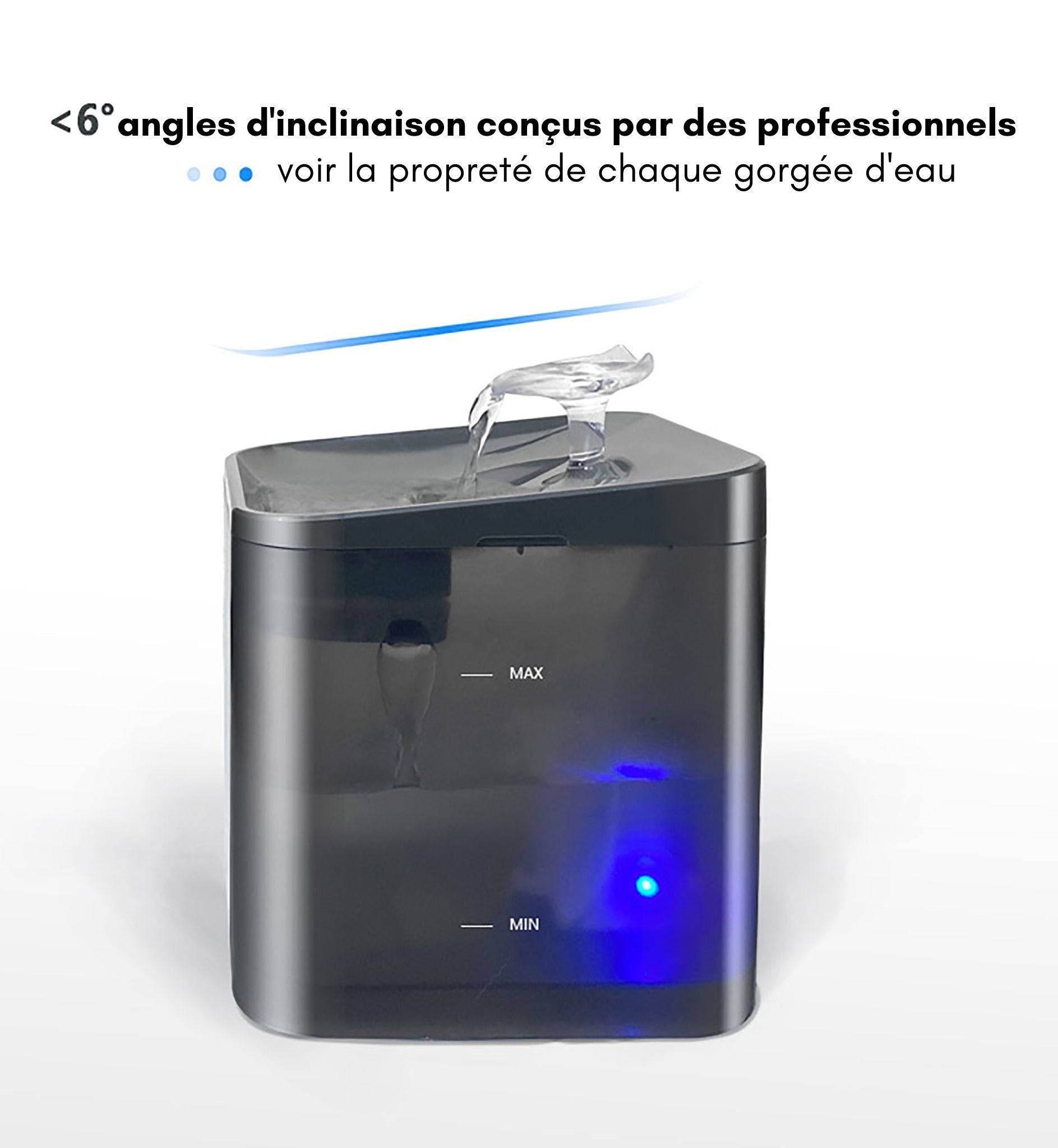 Pack Distributeur Connecté + Fontaine à Eau Pour Chats et Chiens